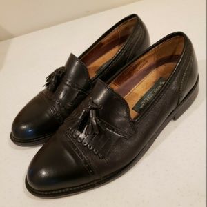 Bert Pulitzer Leather Loafer Black Tassel